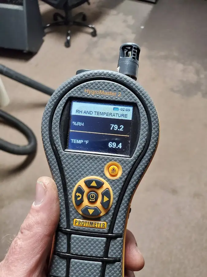 Moisture meter humidity assessment for Fire & Smoke Damage Restoration in Moody